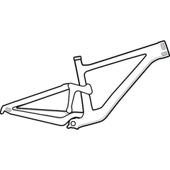 Lizard Skins frame wrap applied to bike with six pieces for quick protection