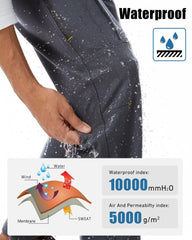 Lizorn softshell pants with articulated knees for flexible movement.