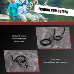 Lizusidtsy rod guide 10mm diameter helps maintain smooth line flow.