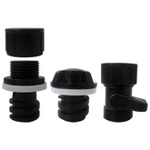 LO MERECES cooler drain plug kit with 3/4 inch valve for easy water release