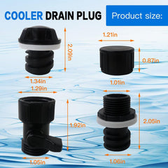 LO MERECES on/off valve enables precise draining without removing the plug