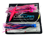 Lobo Lures 215 Skipjack Hybrid daisy chain UV splash attracts tuna and mahi