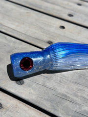 Lobo Lures Big Chugger double skirt enhances visibility in waves