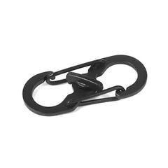 Lockable 8-shaped buckle mini hanging design fits bags and zippers.