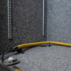 Easy install plug for neat wiring routing with Lockdown Golden Rod
