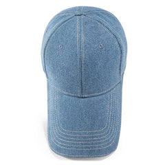 LOCOMO denim cap adjustable fit highlights customizable comfort for different head sizes.
