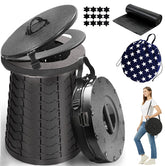LOCYOP XXL portable toilet camping setup with rugged, easy-to-carry design.