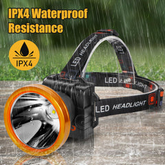 Lokilo Ultra-Bright Headlamp rechargeable battery powers long sessions without frequent replacements.