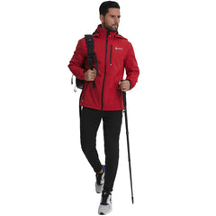 Lololeneon softshell jacket back view highlighting streamlined profile for mobility