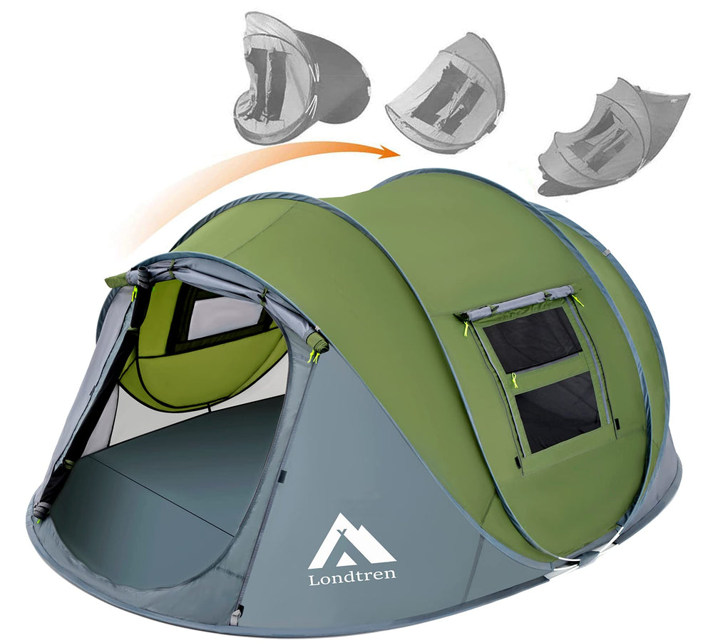 Londtren pop up tent exterior ready for quick campsite setup and outdoor relaxation