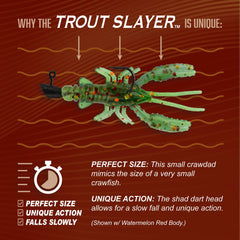 Five color options for Trout Slayer kit