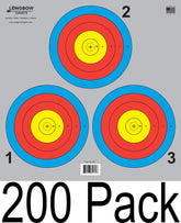 Longbow 3-spot Vegas target image showing a durable 40 cm target for long practice sessions.