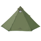 Longeek 4-person camping tent setup for quick shelter on trips