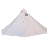 Longeek hot tent teepee porch shows spacious interior ideal for family camping and shade
