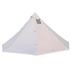 Longeek hot tent teepee porch shows spacious interior ideal for family camping and shade
