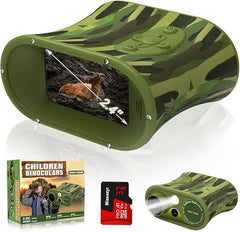 Longneck day-night binoculars for kids display offers crisp outdoor viewing for exploration.