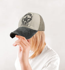 LONGTEN Denim Cap top view highlighting airflow vent