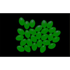 Lonkiktik 6x8mm green luminous beads enhance night fishing rigs