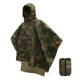 LOOGU camo blanket waterproof-poncho-liner keeps you warm and dry in unpredictable weather.