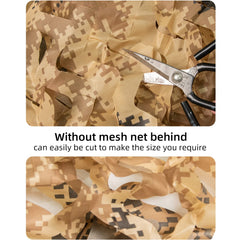 LOOGU camo netting camouflage pattern closeup shows natural blending benefits.