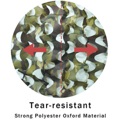 LOOGU Camo Netting cutting-length demonstrates easy customization for any project.
