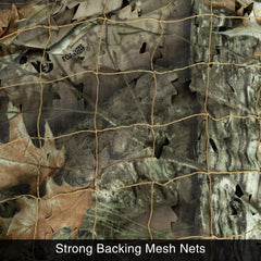 LOOGU camo netting edge-binding with mesh strengthens durability.