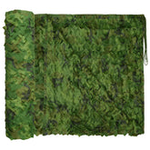 LOOGU camo netting folded for storage shows easy concealment setup