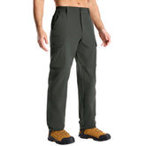 LOOGU cargo pants front view highlighting seven pockets for organized outdoor gear.