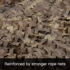 LOOGU Desert Camo Netting is lightweight, easy to hang, and quick-drying