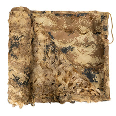 LOOGU Desert Digital Camo Netting styled as garden screen for privacy and shade benefits.