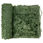 Loogu green camo netting close-up weave demonstrates durable color fastness for concealment.
