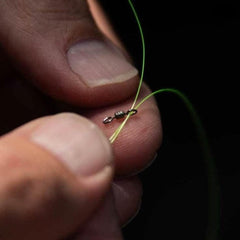 Loon Perfect Rig Micro Swivels with low lustre finish minimizes glare for stealthy presentations.