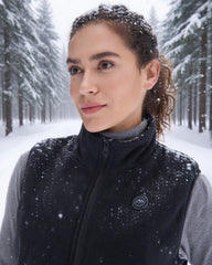 Loowoko heated vest with temperature settings offers customizable warmth on-demand.