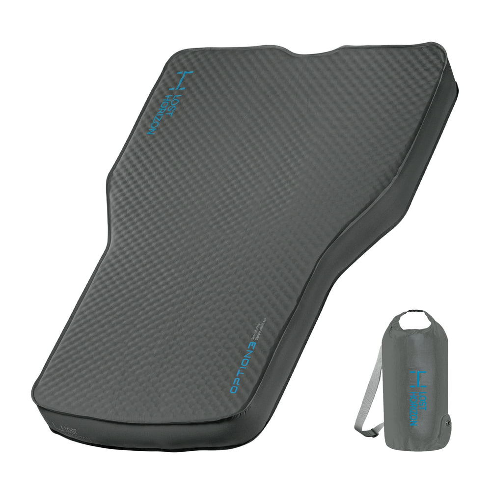 LOSTHORIZON Model Y camping air mattress with foam-core comfort for Tesla trips.