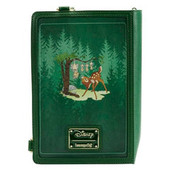 Loungefly Bambi bag back view highlights opossum scene for collectible Disney appeal