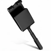 Lounsweer ice anchor drill adapter in black steel, 16x4 cm