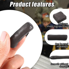 Tungsten putty being used to adjust Derby car weight for faster speed