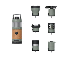 LOVORK 7-in-1 modular lantern front view for tents and campsites