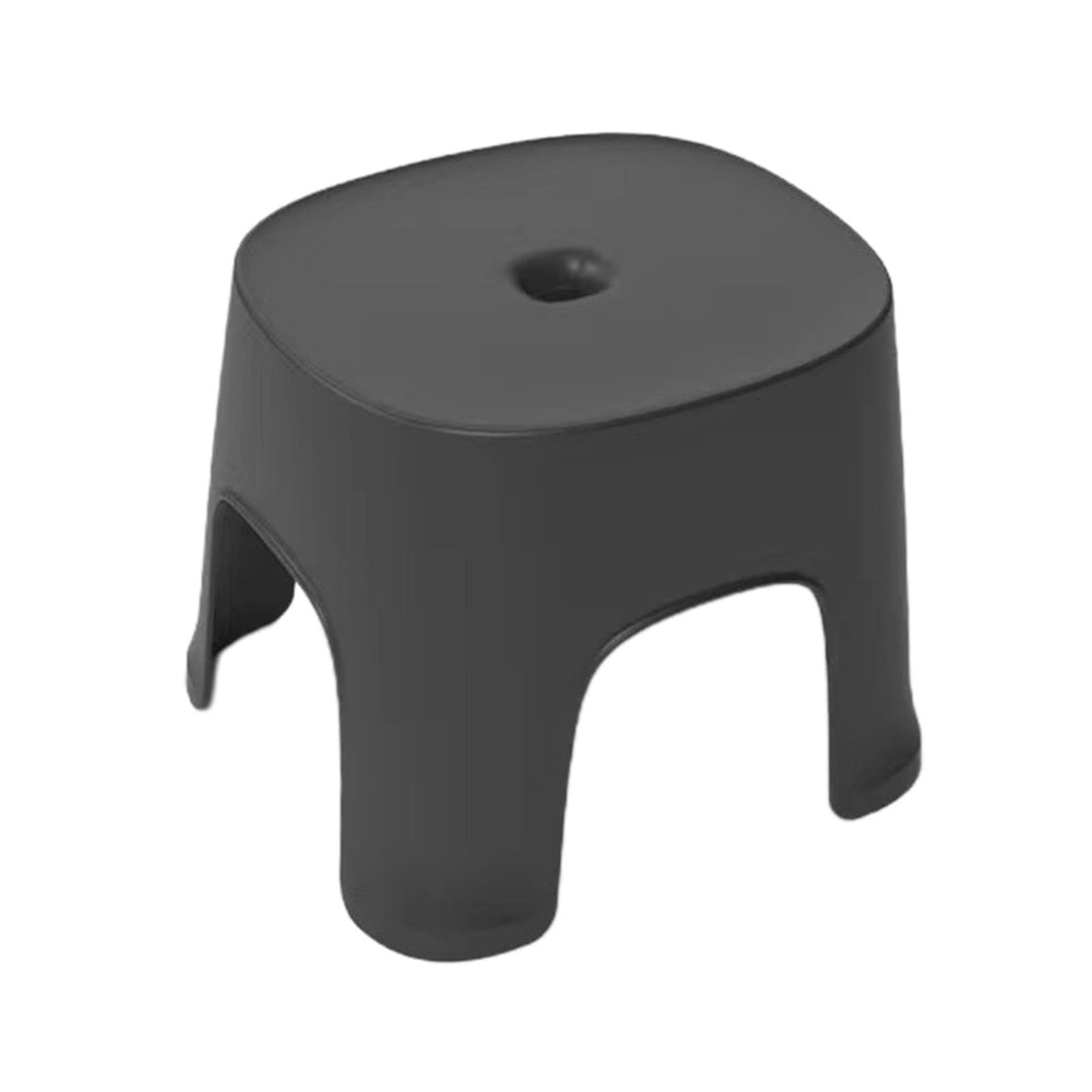 Lovskoo Plastic Mini Stool top view, compact and sturdy for quick seating.