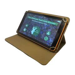 LOWDOWN handheld touchscreen viewer enables fast trail cam review for quick scouting.