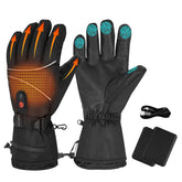 LOYATIAI heated gloves men's front view with full-back heating for all-day warmth.