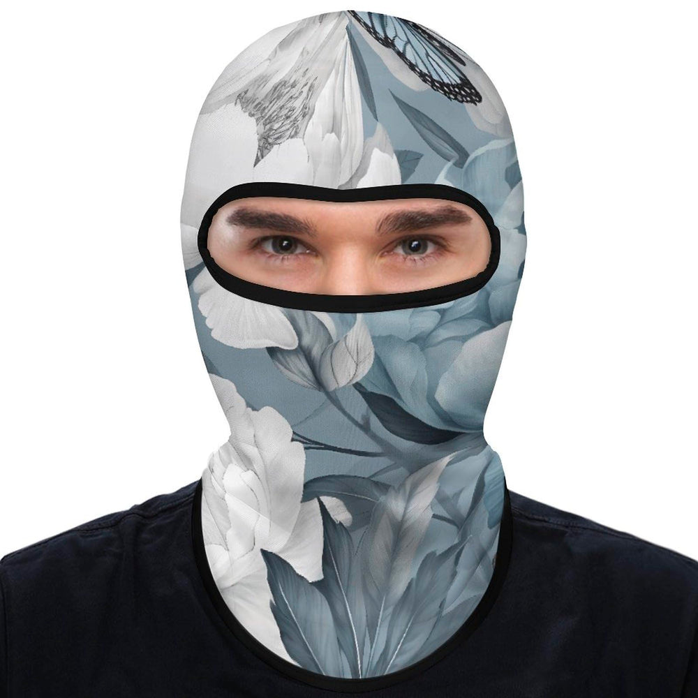 LPSADGF neck gaiter fabric texture close-up highlights soft, breathable polyester for all-day comfort.