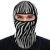 LPSADGF Zebra Print neck gaiter blocks wind and keeps you warm for outdoor adventures.