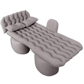 LRKKJQ car air mattress fits securely in the Silverado/Sierra back seat.