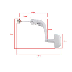 Metal and plastic LT Easiyl reel handle construction