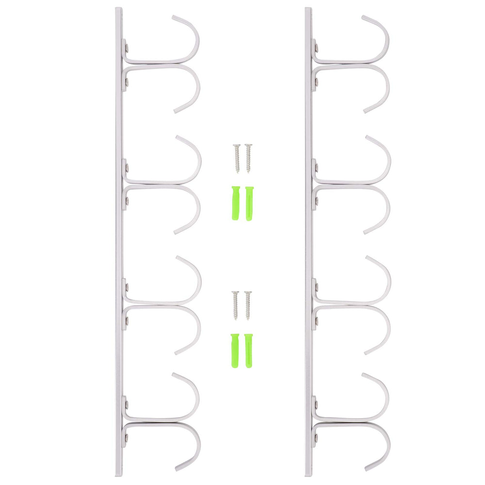 Lucausd 8-rod ceiling fishing rod rack mounted to ceiling