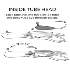 Luck-E-Strike tube heads 1/8oz ideal for jigging and casting.