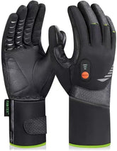Luckcolor heated gloves back of hand heat delivers consistent warmth in cold outdoor activities