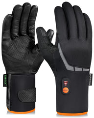 Luckcolor heated gloves show uniform heating with flexible wire for even warmth during outdoor activities