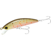 Front view of Lucky Craft Humpback Minnow 50S Sinking Trout Lure in 803 Brown Trout